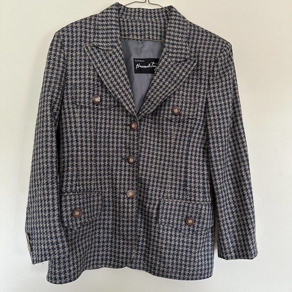 Hernando Trujillo Italian Blazer Brown Wool Size M - Picture 1 of 6